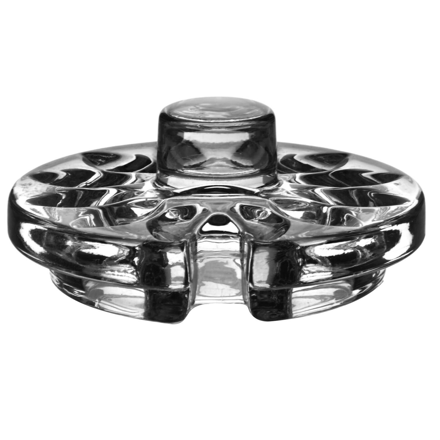 Althea (Cut) Lid for Mustard by Gorham Crystal-1