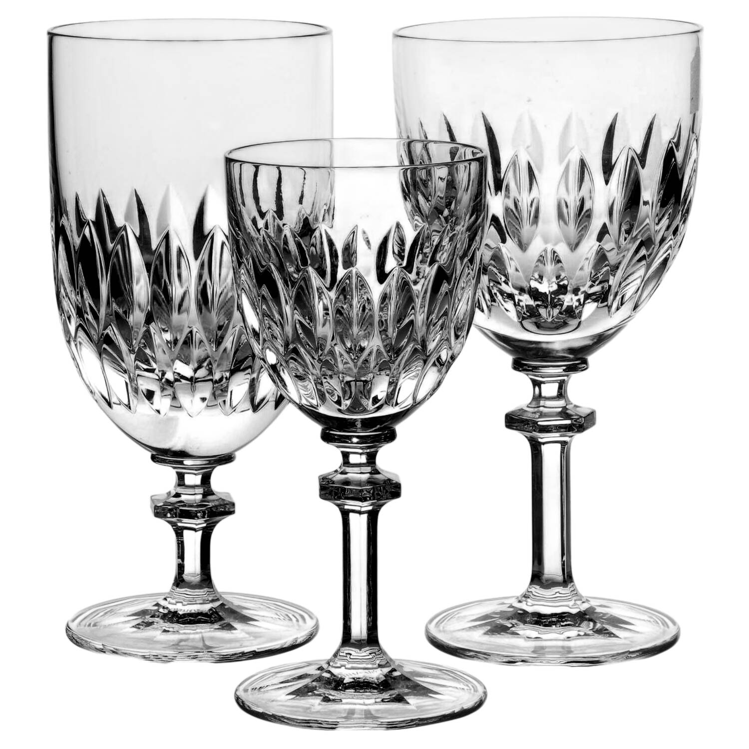 Althea (Cut) 24  Piece Estate Set by Gorham Crystal-1