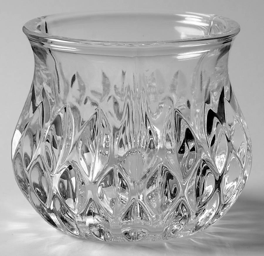 Althea (Cut) Pagoda Jar No Lid by Gorham Crystal-1