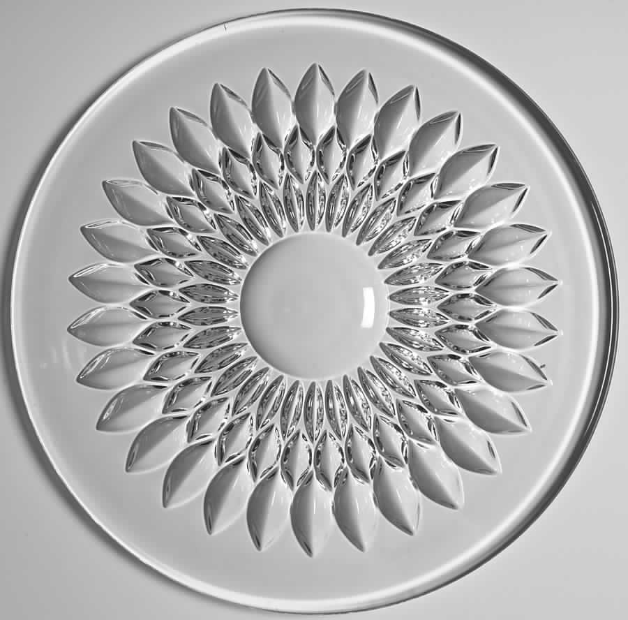 Althea (Cut) 12" Round Platter by Gorham Crystal-1