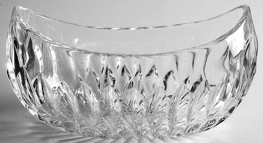 Althea (Cut) 6" Oval Bowl by Gorham Crystal-1
