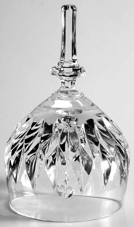 Althea (Cut) Bell Made From Wine Glass by Gorham Crystal-1