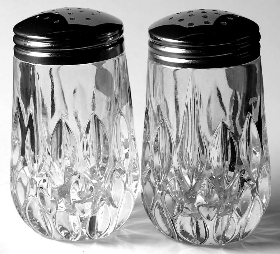 Althea (Cut) Shaker Set with Metal Lids by Gorham Crystal-1
