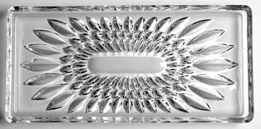 Althea (Cut) Rectangular Sandwich Tray by Gorham Crystal-1