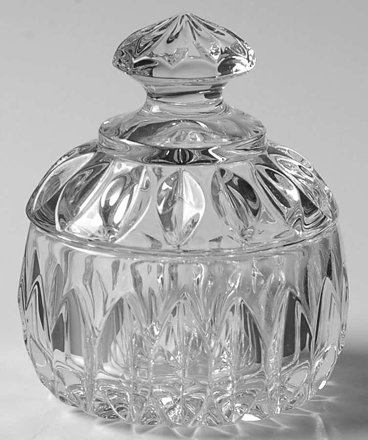 Althea (Cut) Sugar Bowl & Lid by Gorham Crystal-1