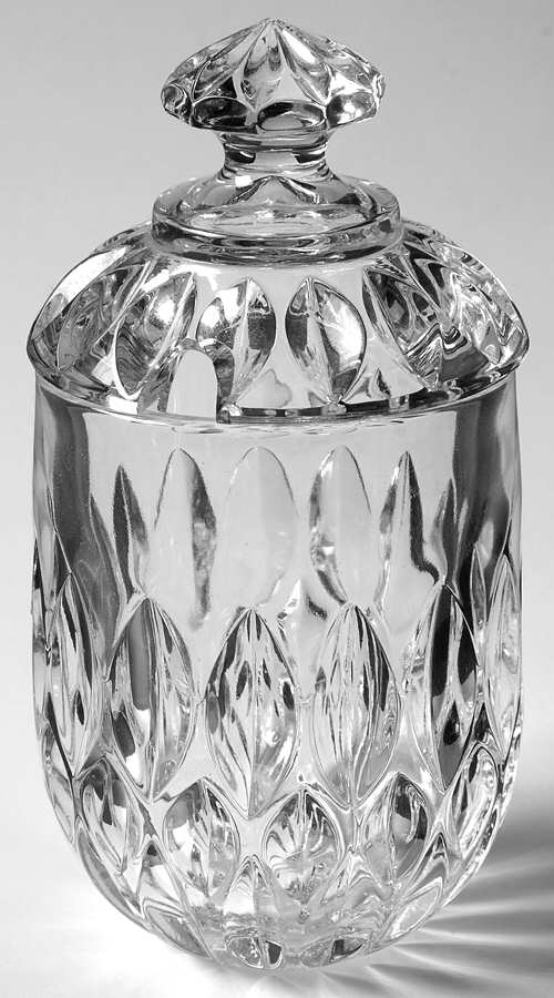 Althea (Cut) Marmalade & Lid by Gorham Crystal-1