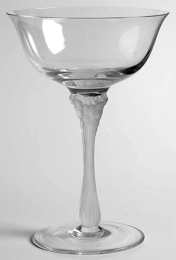Alyssum Champagne/Tall Sherbet by Gorham Crystal-1
