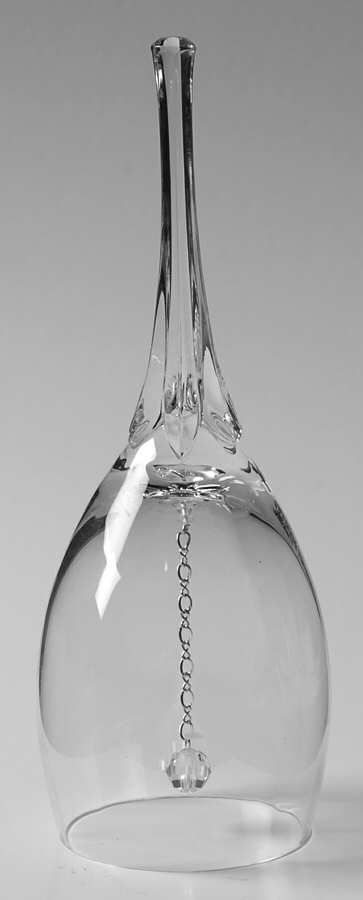 Andante (No Trim) Bell Made From Wine Glass by Gorham Crystal-1