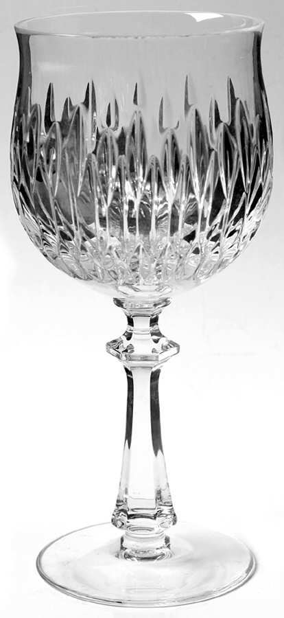 Ariana Clear (Older, Cut) Water Goblet by Gorham Crystal-1
