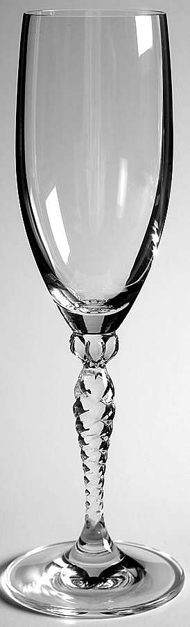 Ariana (Newer, Plain) Fluted Champagne by Gorham Crystal-1