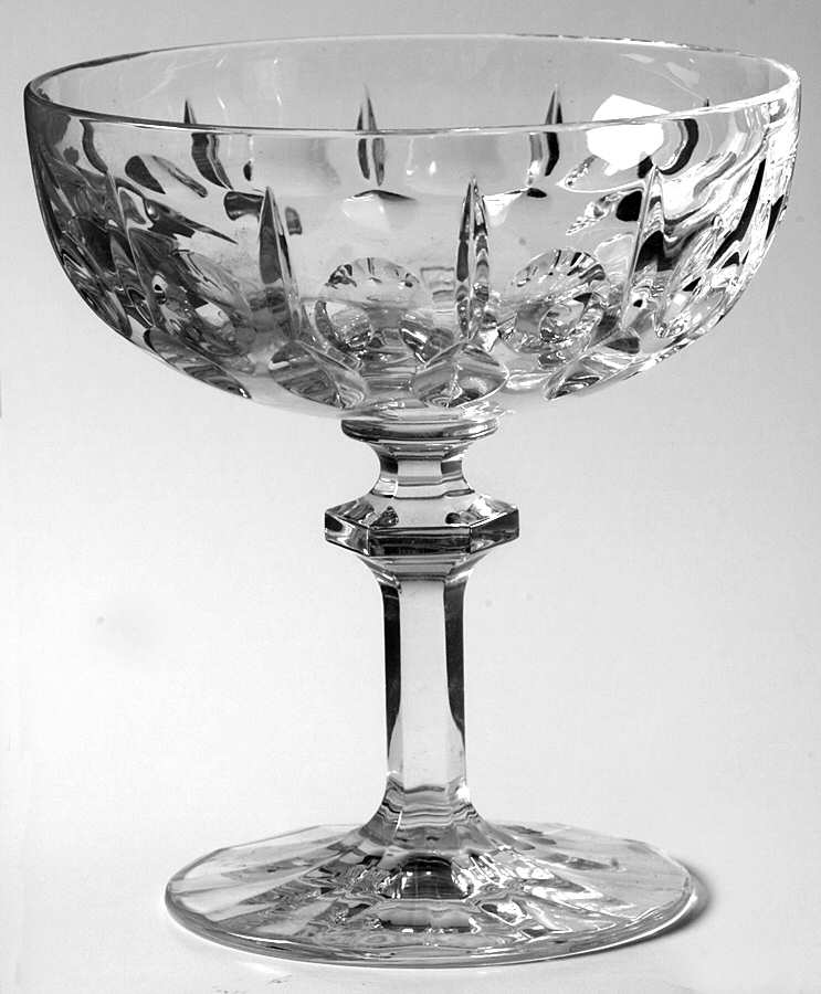 Aspen Champagne/Tall Sherbet by Gorham Crystal-1