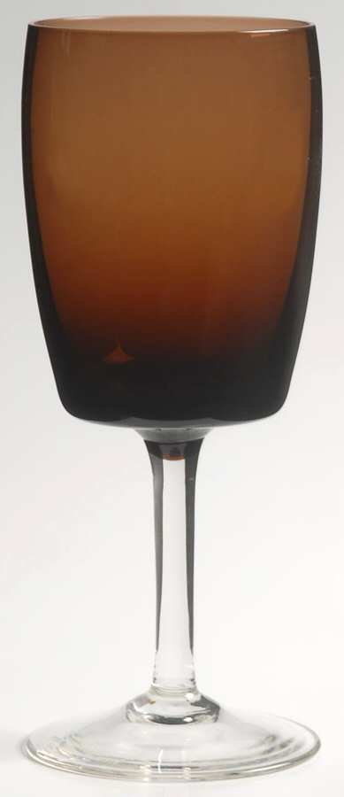 Autumn (No Gold Trim) Water Goblet by Gorham Crystal-1