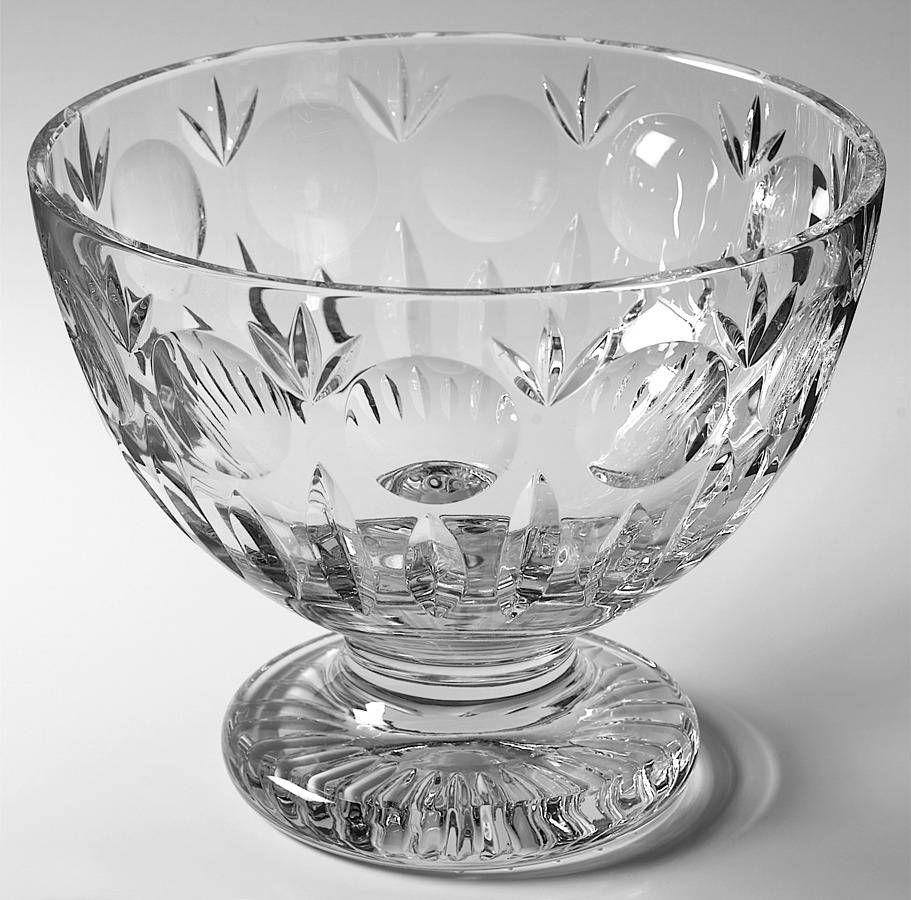 Bamberg 11" Footed Punch Bowl by Gorham Crystal-1