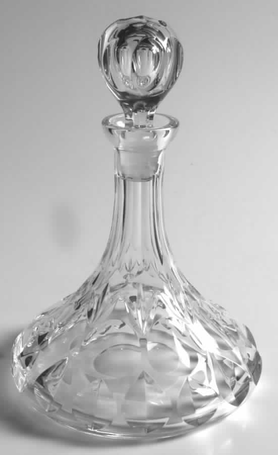 Bamberg Ships Decanter & Stopper by Gorham Crystal-1