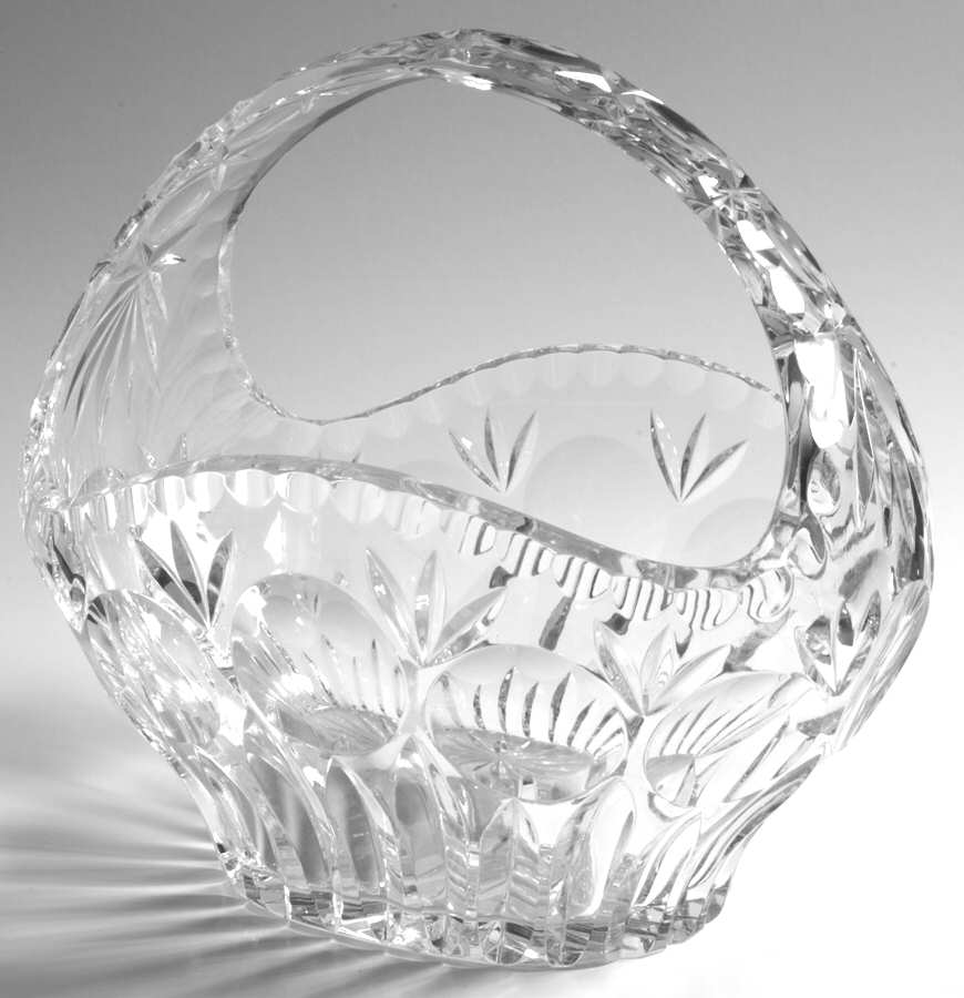 Bamberg 9" Basket by Gorham Crystal-1