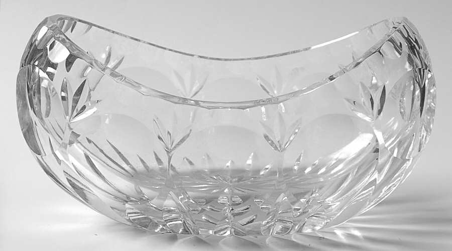 Bamberg 6" Oval Bowl by Gorham Crystal-1