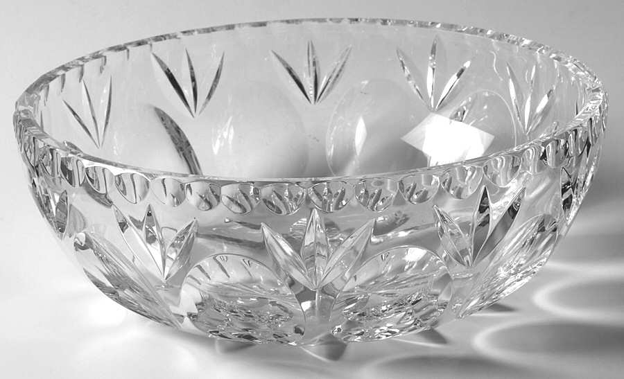 Bamberg Large Fruit Bowl by Gorham Crystal-1