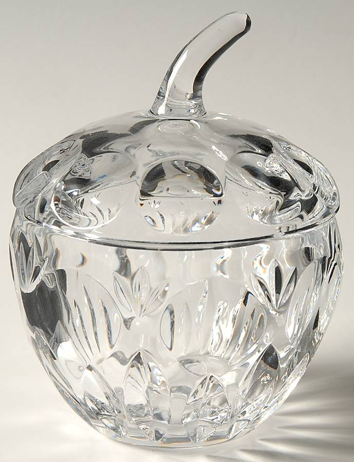 Bamberg Jam/Jelly & Lid by Gorham Crystal-1