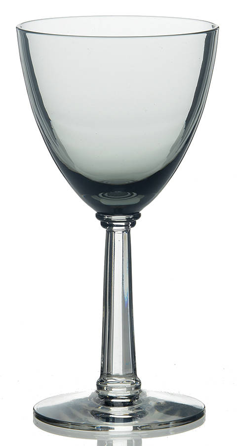Blue Smoke Wine Glass by Gorham Crystal-1