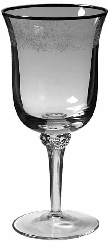 Bridal Bouquet Water Goblet by Gorham Crystal-1
