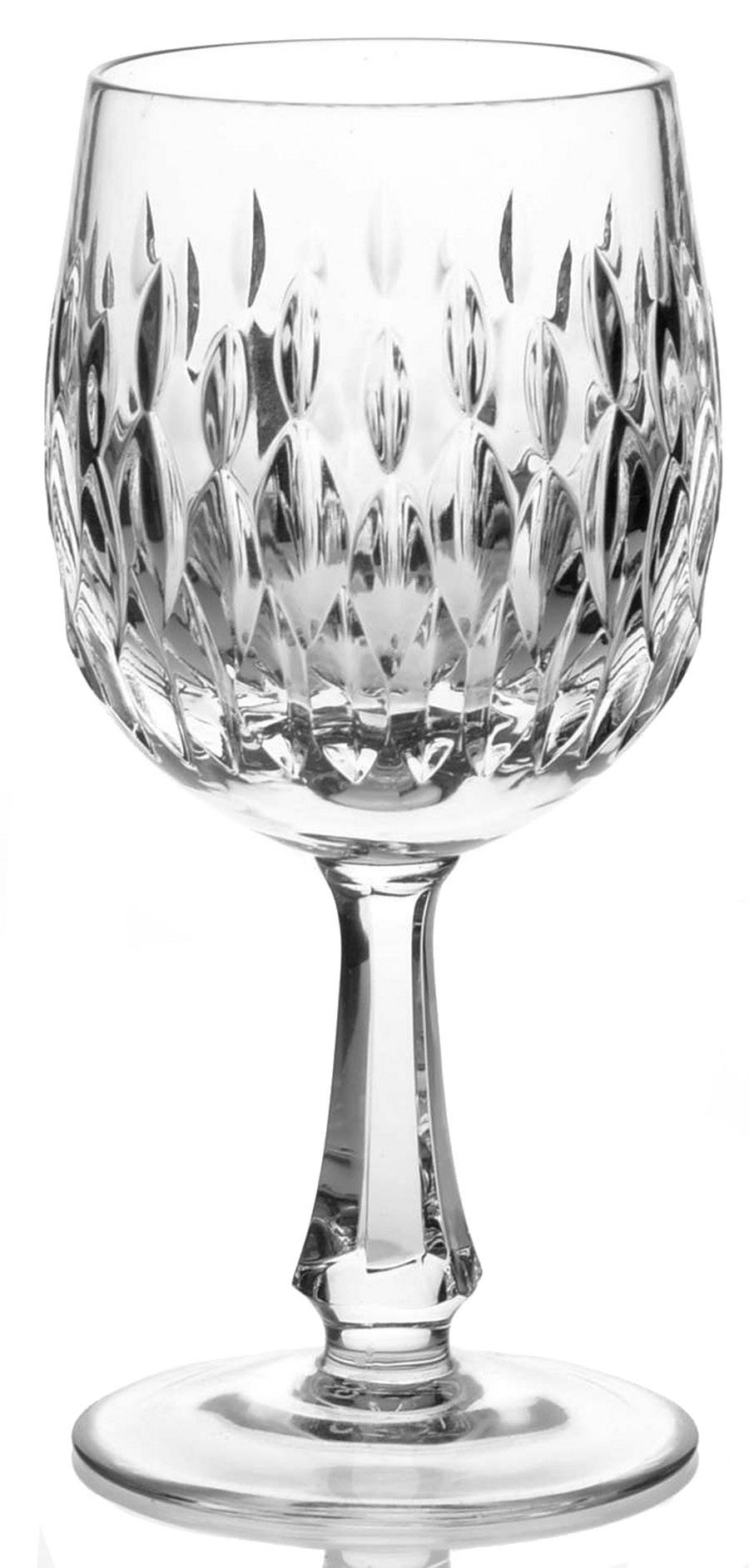 Chantilly (Vertical Cuts) Wine Glass by Gorham Crystal-1
