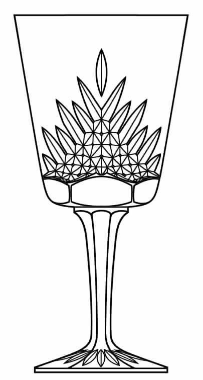 Chancellor Water Goblet by Gorham Crystal-1