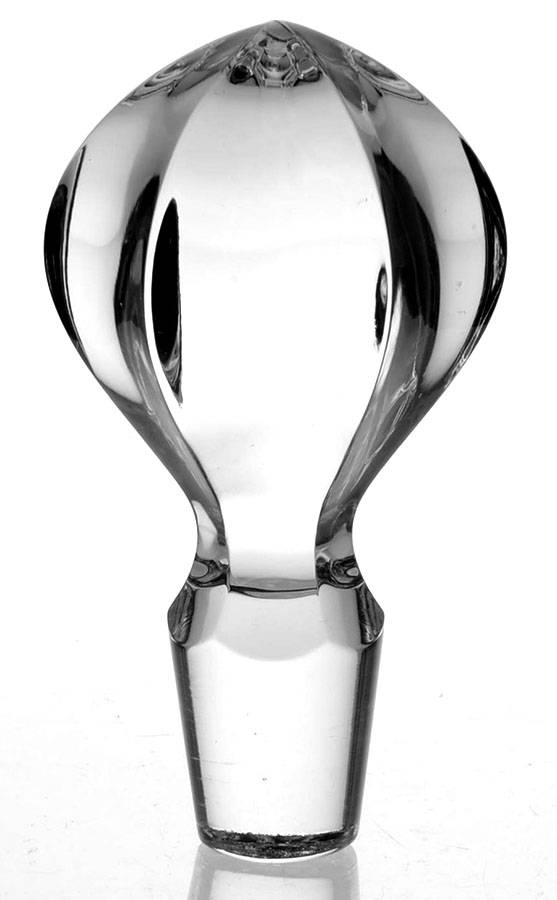 Cherrywood Clear Stopper for Ships Decanter by Gorham Crystal-1