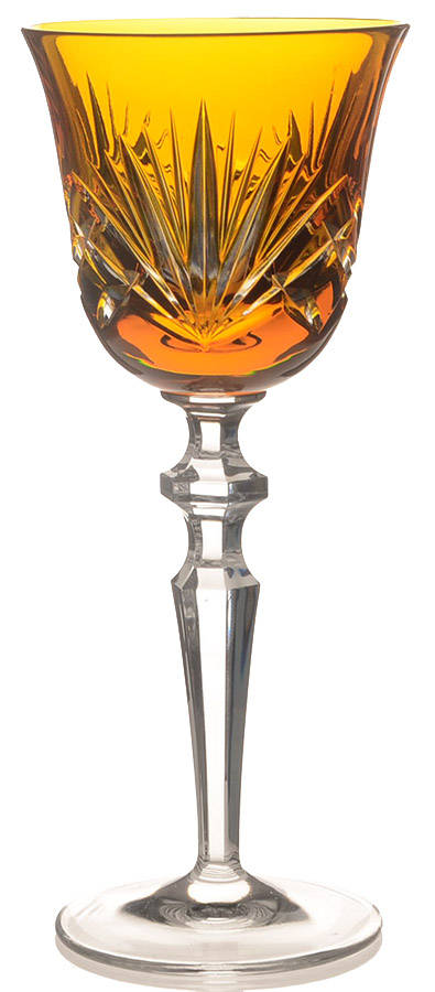 Cherrywood Clear Amber Hock Wine by Gorham Crystal-1