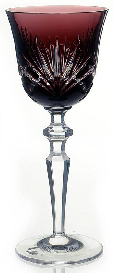 Cherrywood Clear Amethyst Hock Wine by Gorham Crystal-1