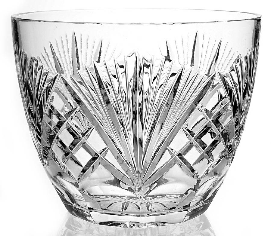 Cherrywood Clear Punch Bowl by Gorham Crystal-1