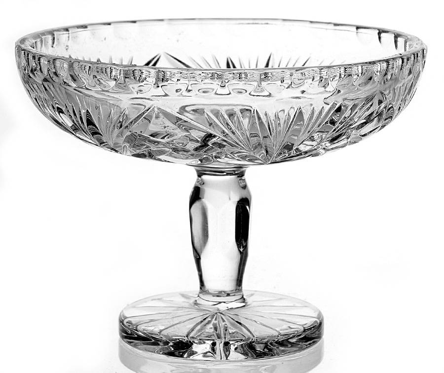 Cherrywood Clear Compote by Gorham Crystal-1