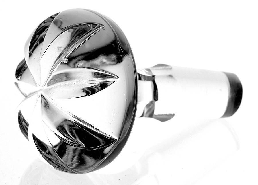 Cherrywood Clear Stopper for Ships Decanter by Gorham Crystal-1
