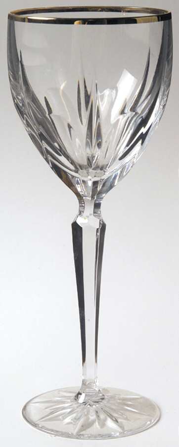Clermont Gold Wine Glass by Gorham Crystal-1