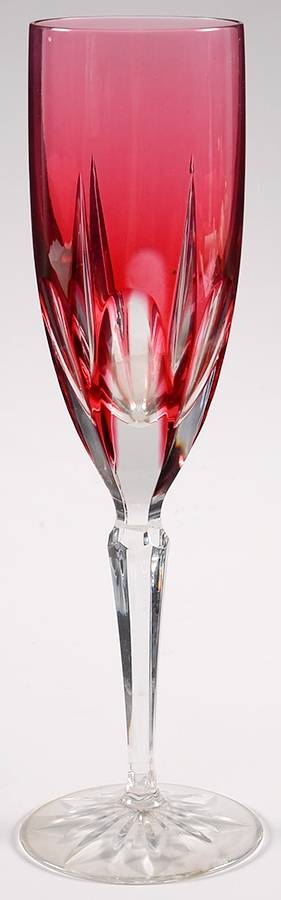 Clermont Ruby Fluted Champagne by Gorham Crystal-1