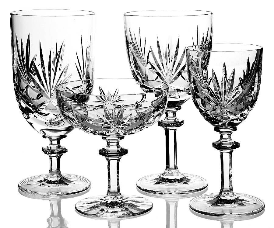 Crown Point 32 Piece Estate Set by Gorham Crystal-1