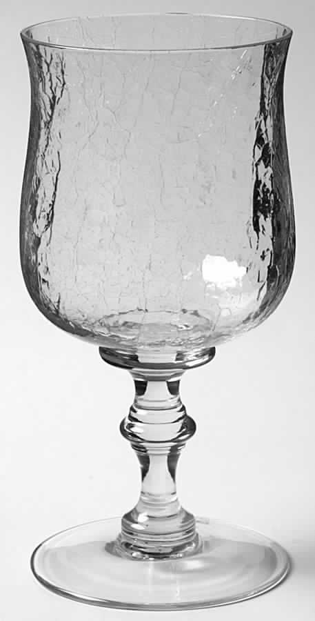 Crystalline Clear Water Goblet by Gorham Crystal-1