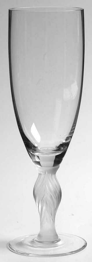 Décor Frost Fluted Champagne by Gorham Crystal-1