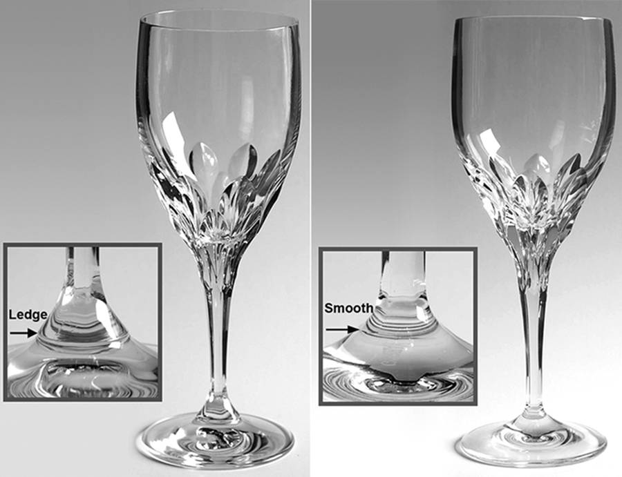 Diamond Clear (Cut, Newer) Water Goblet by Gorham Crystal-1
