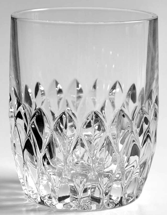 Diamond Clear (Cut, Newer) Double Old Fashioned by Gorham Crystal-1