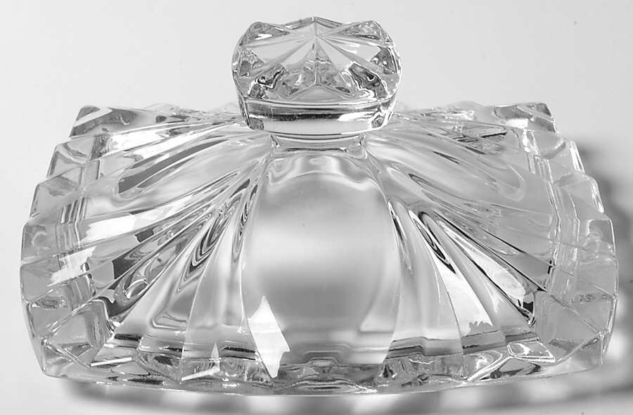 Esprit Lid for Biscuit Barrel by Gorham Crystal-1