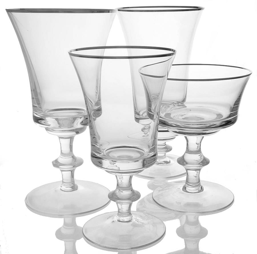 First Lady 32 Piece Estate Set by Gorham Crystal-1