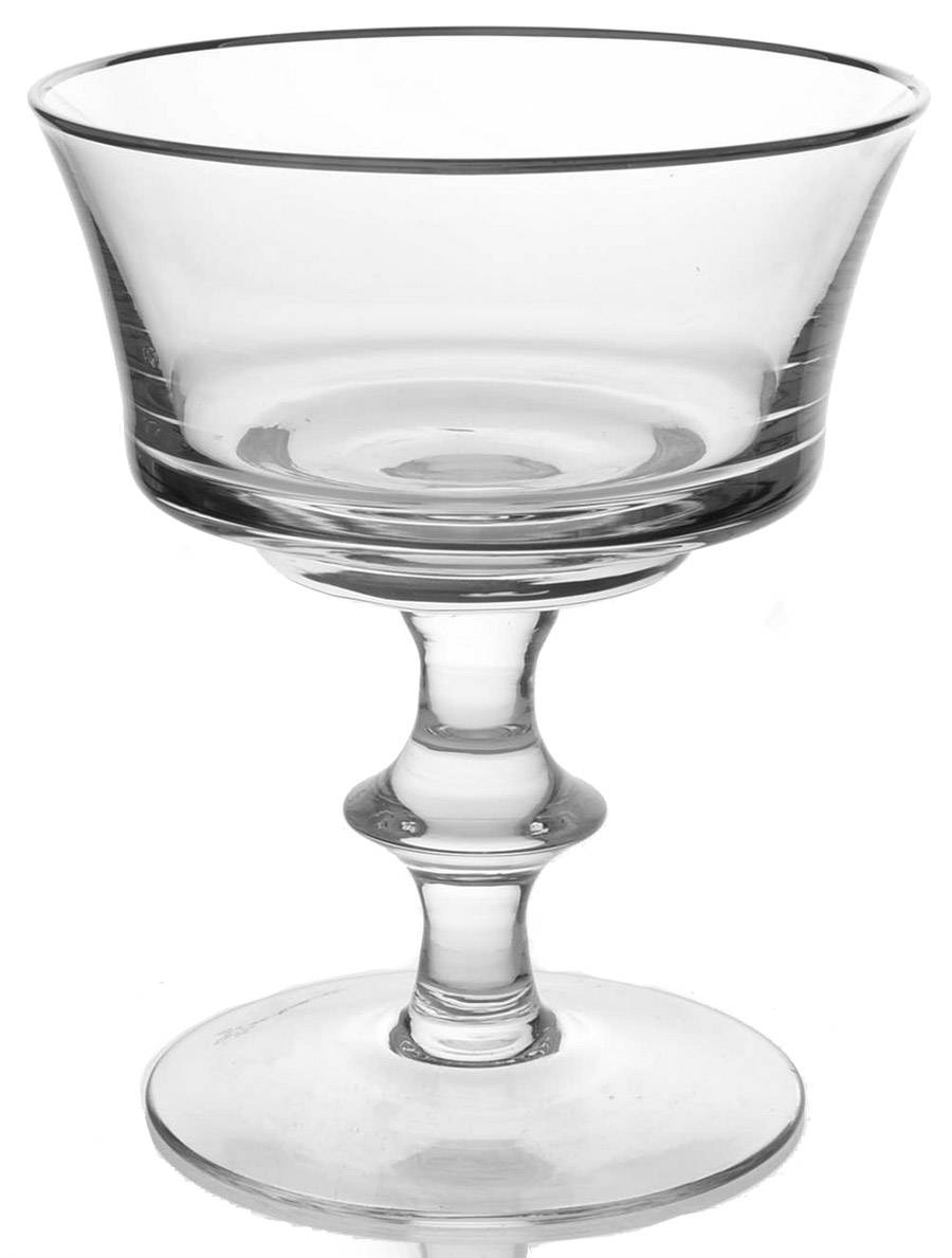 First Lady Champagne/Tall Sherbet by Gorham Crystal-1