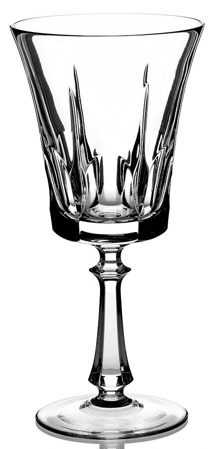 French Cathedral Water Goblet by Gorham Crystal-1