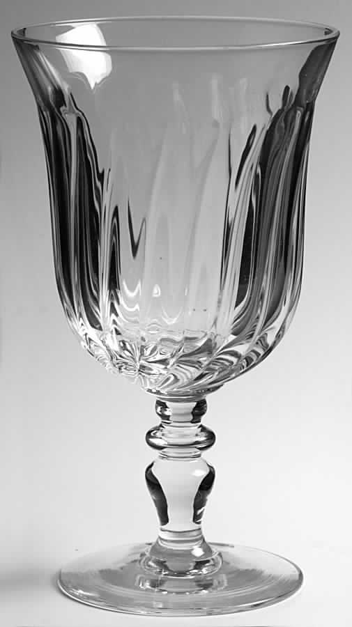 Gentry Clear Water Goblet by Gorham Crystal-1