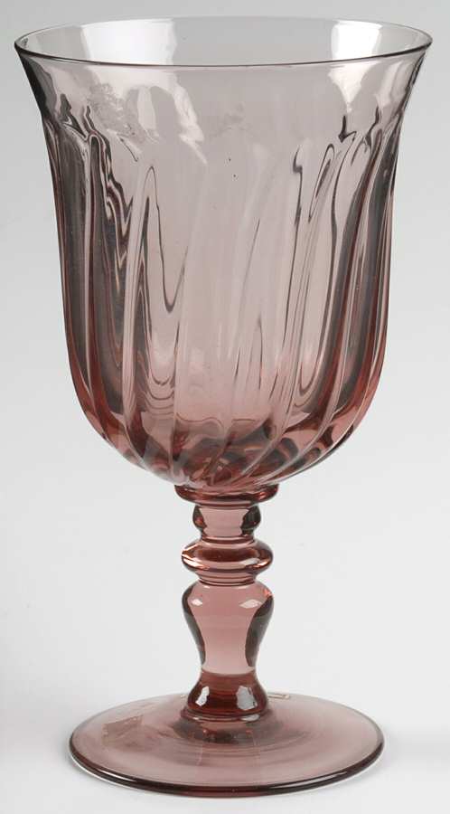 Gentry Amethyst Water Goblet by Gorham Crystal-1
