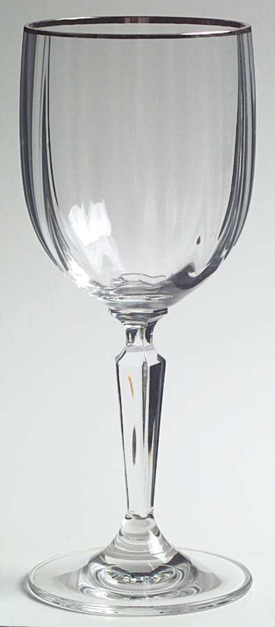 Golden Sunset Water Goblet by Gorham Crystal-1