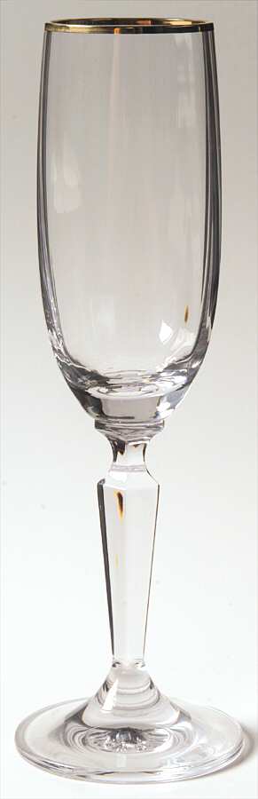 Golden Sunset Fluted Champagne by Gorham Crystal-1
