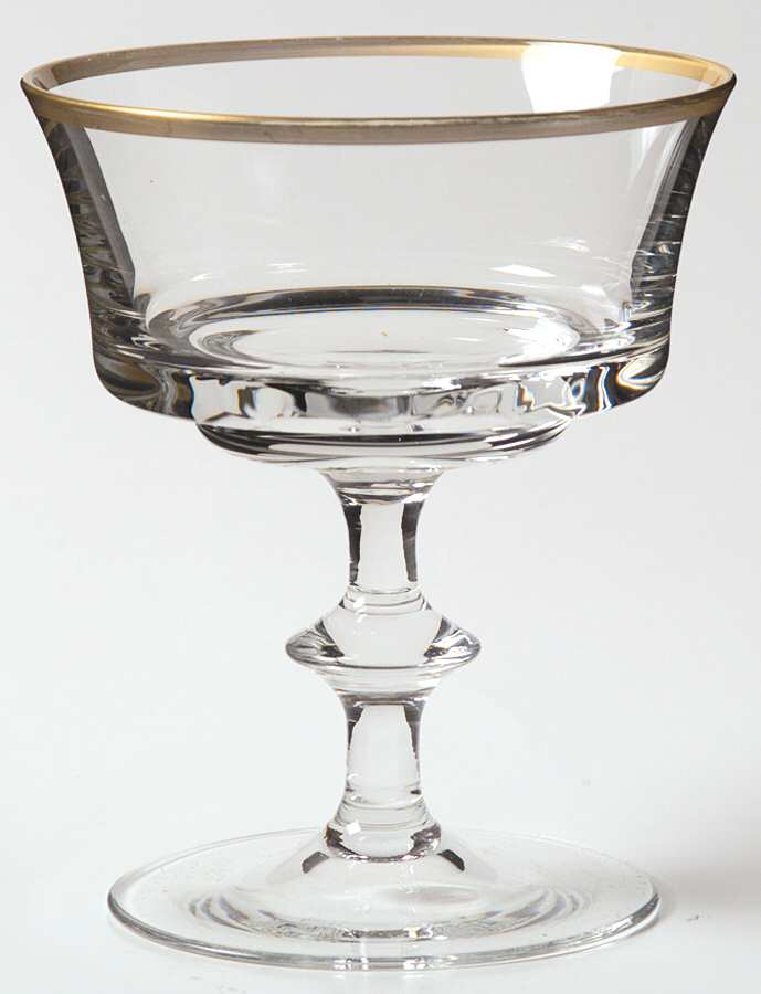 Grandee Champagne/Tall Sherbet by Gorham Crystal-1