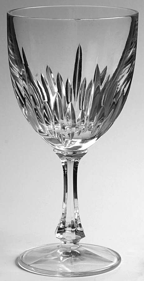 Hearthglow (Cut) Water Goblet by Gorham Crystal-1