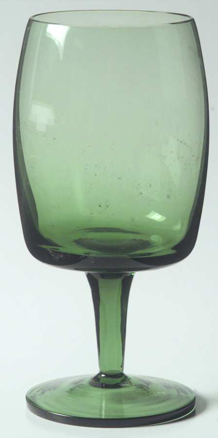 Images Green Water Goblet by Gorham Crystal-1